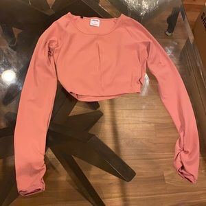 Gymshark x Whitney Simmons long sleeve crop top